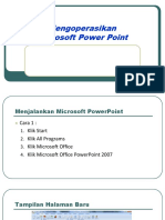 Menjalankan Microsoft PowerPoint