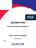 Micom P740: Numerical Busbar Protection