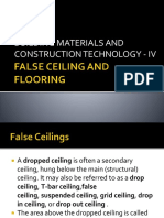 False Ceiling and Flooring