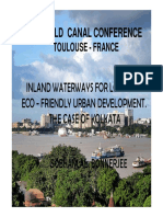 26 World Canal Conference: Inland Waterways For Low-Cost Eco - Friendly Urban Development. The Case of Kolkata