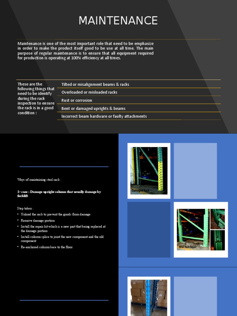 Maintenance | PDF