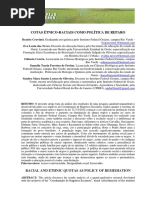 Cotas Étnico-raciais Como Política de Reparo