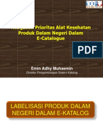 Kebijakan Prioritas Alkes Dalam Negeri