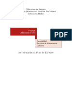 Educación Media Formación Diferenciada T P SERVICIOS DE ALIMENTACIÓN COLECTIVA Sector Alimentación PDF