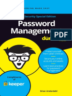 Password Management for Dummies Keeper Security Special Edition