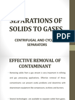 Separations of Solids To Gases Ippi