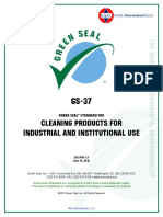 Appendix D - Green Seal Standards for Cleaning Services