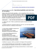 Ship-To-ship Transfer _ Operational Guideline and Check Item for Oil Tankers