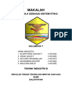 Makalah Pancasila Sebagai Sistem Etika