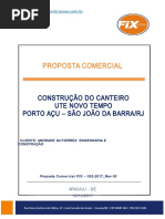 Modelo 2018 Proposta Comercial Nº 032-2017_rev. 00_ Construção de Canteiro Ute_novo Tempo
