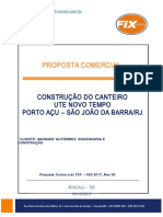 Modelo 2018 Proposta Comercial Nº 032-2017_rev. 00_ Construção de Canteiro Ute_novo Tempo