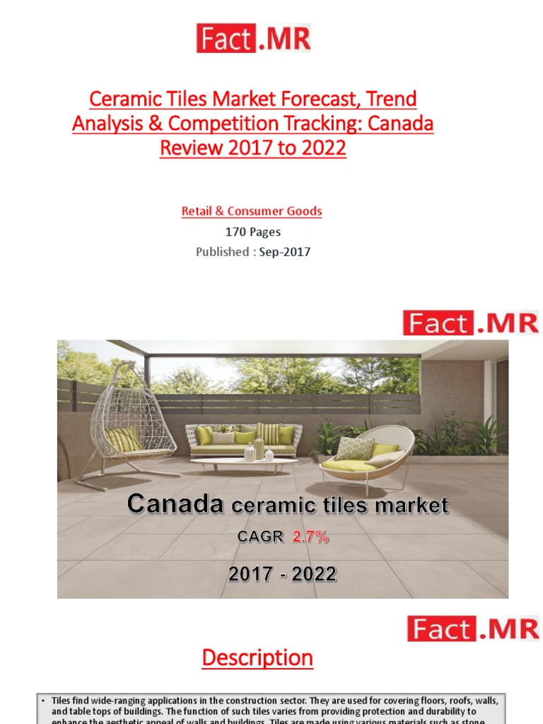 Canada Ceramic Tiles Market Insights | PDF | Ceramics | Glasses