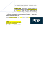 Formato Certificación de Paz y Salvo de Aportes - Representante Legal