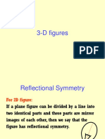 3D Figures Reflectional and Rotational Symmetry