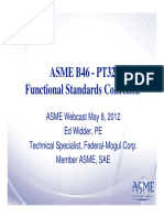 ASME B46 - PT32 Functional Standards Collection