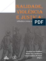 Criminalidade Violência e Justiça - E-BOOK