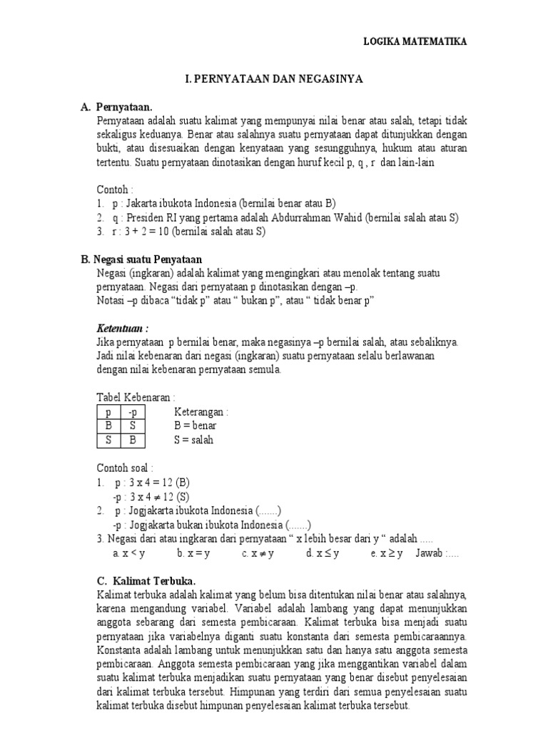 Logika Matematika