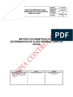 P-Sa-89 Metodo Colorimetrico para Determinacion de Cloro Residual v1