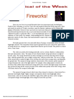 Chemical of The Week - Fireworks! PDF