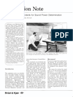 An Overview of Standards For Sound Power Determination