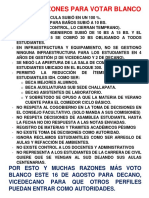 Una y Mil Razones para Votar Blanco 2 PDF