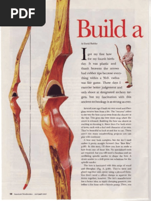 Building a Recurve Bow - American Woodworker - 2007 10 - Issue 131.pdf