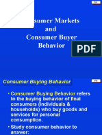 Consumer Markets and Consumer Buyer Behavior