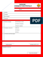 09 - Formular o Bezbednostnom Prekršaju