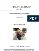 Theatre Arts and Older Adults Ted Talk Style Final Draft