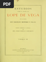 Menendez Pelayo Estudios Teatro de Lope II | PDF | Santo ...