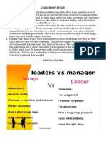 Leadership Styles