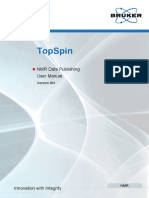 Topspin: NMR Data Publishing User Manual