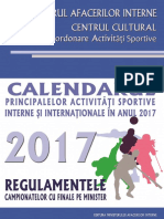 Calendar Sportiv M.A.I. 2017 (Anexa 4) - 27.02