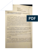 Recurso de ámparo contra la vacancia presidencial