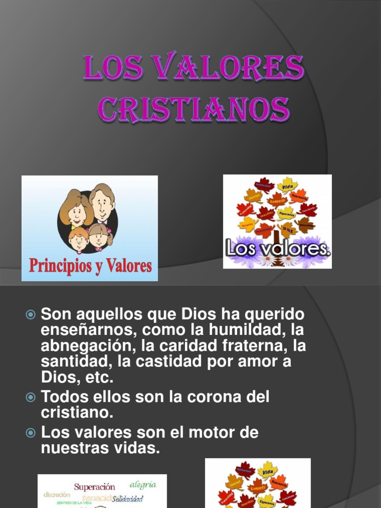 Los Valores Cristianos | PDF | Castidad | Amor