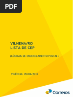 ZGuia Local de CEP - Vilhena-RO