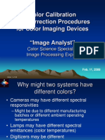 Color Correction and Calibration Seminar