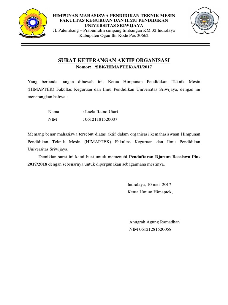 Surat Keterangan Aktif Organisasi Dalam hal ini font terbaik yang dapat digunakan untuk media online adalah jenis font sans serif.