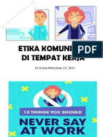 Etika Komunikasi Di Tempat Kerja Materi Bu Ervina