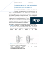 Componentes clave de una bomba de fondo