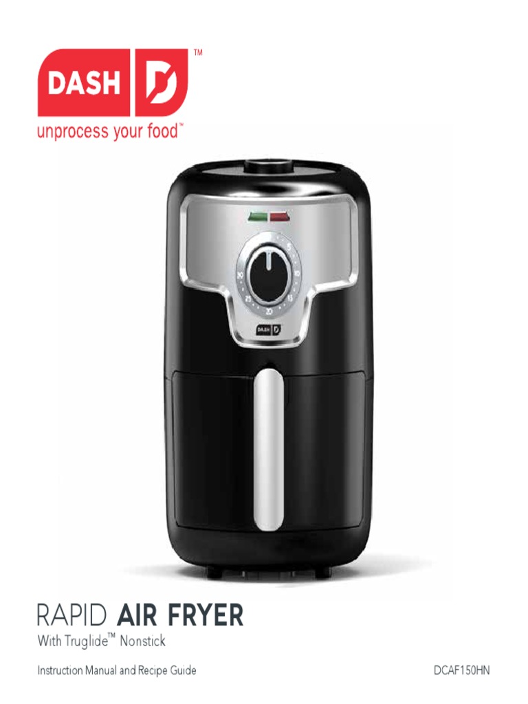 DASH Air Fryer Manual | Bread Crumbs | French Fries