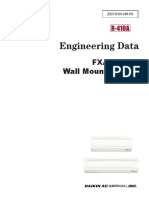 EDUS391100 F6 FXAQ PVJU Wall Mounted Engineering Data