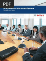 Starin - Bosch - Conferencing - CCS900 Data Brochure