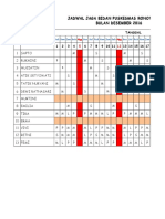 Jadwal Jaga Bidan Puskesmas Ronowijayan Bulan Desember 2016: NO Nama Tanggal