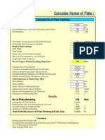 Calculate No of Plate-Pipe Earthing (1.1.17)