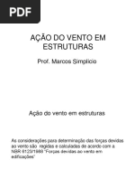 Acao Do Vento Em Estruturas