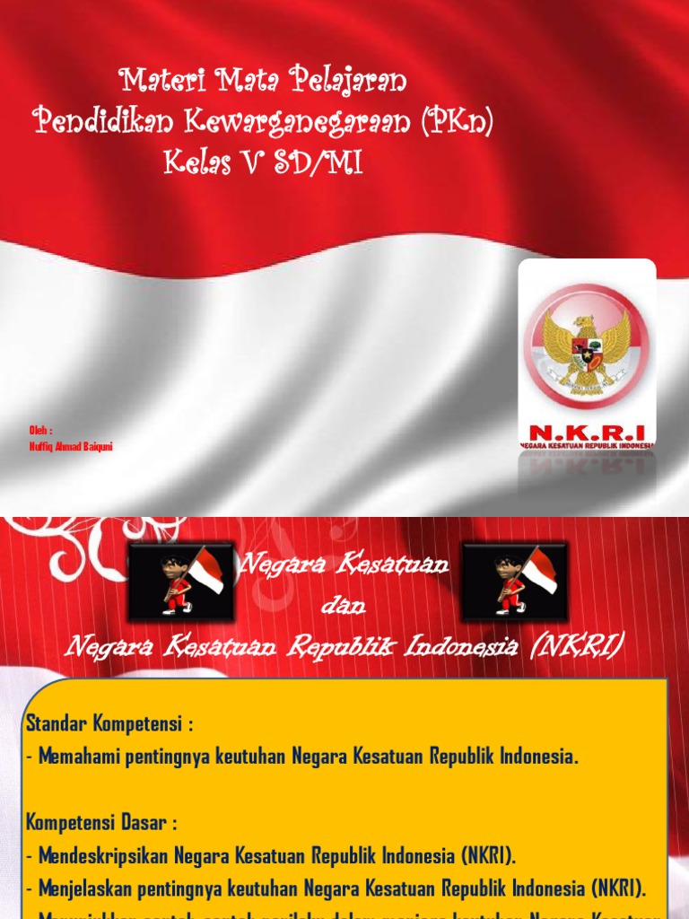 PowerPoint Tentang NKRI Media Pembelajaran PKn Kelas 5 SD/MI