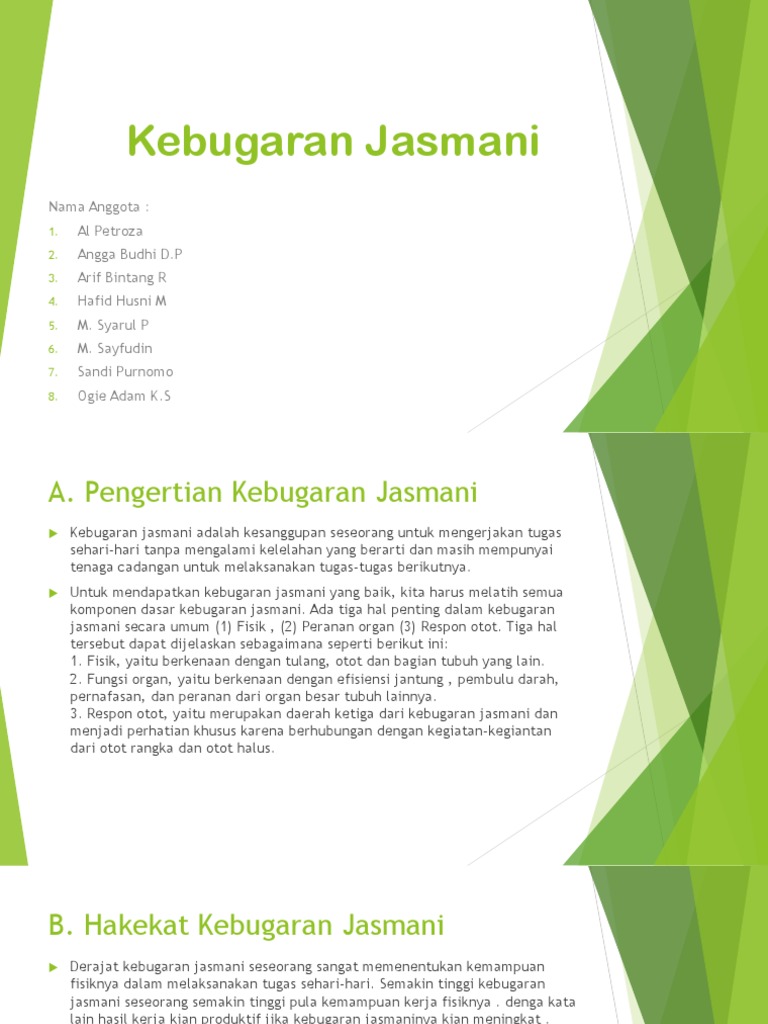 Kebugaran Jasmani