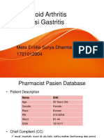 Rheumatoid Arthritis Komplikasi Gastritis