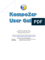 Guia de Uso Do Kompozer - Editor HTML e PHP